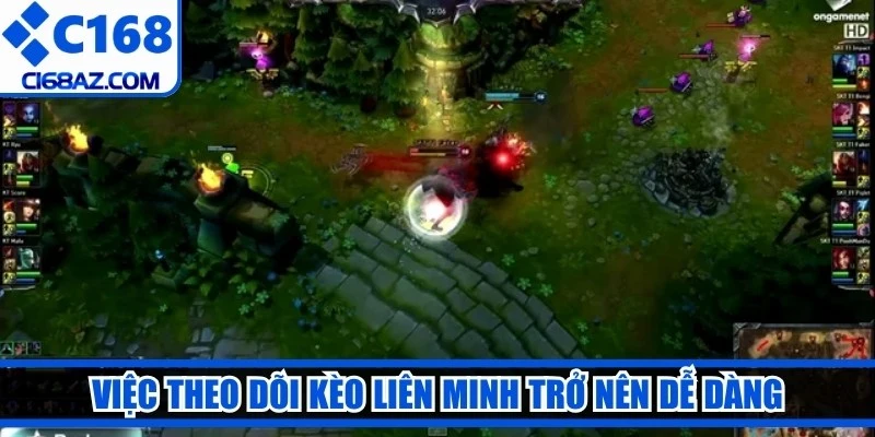 Việc theo dõi kèo liên minh trở nên dễ dàng thêm phần chính xác