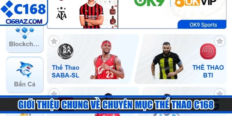 Giới thiệu chung về chuyên mục thể thao C168